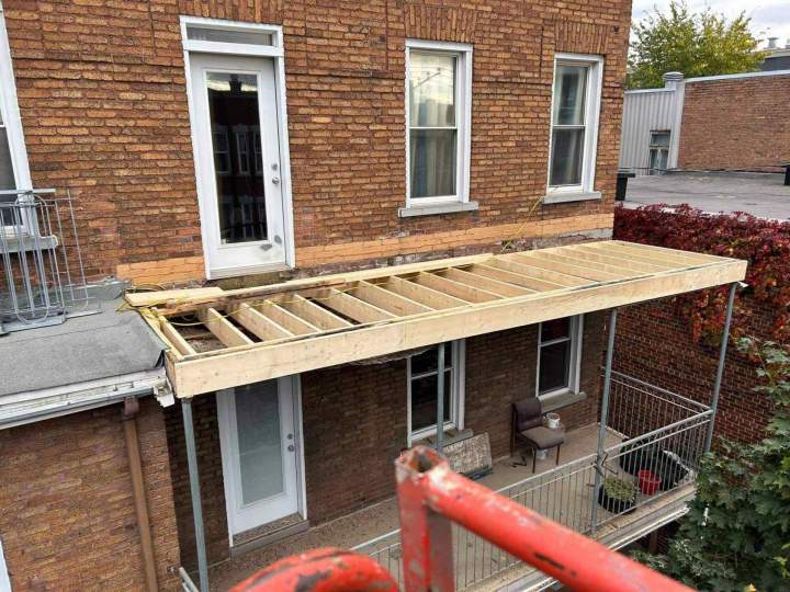 Aménagement terrasse Québec